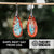 Blue red and silver Jasper stone earrings by Theory of Beads