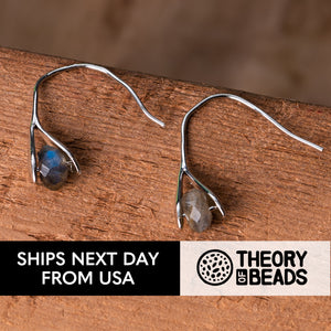 Gray Mystery Labradorite Earrings