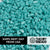 Opaque Turquoise Green Half Miyuki Tila Beads