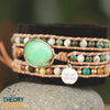 Jade and onyx stone protection bracelet 